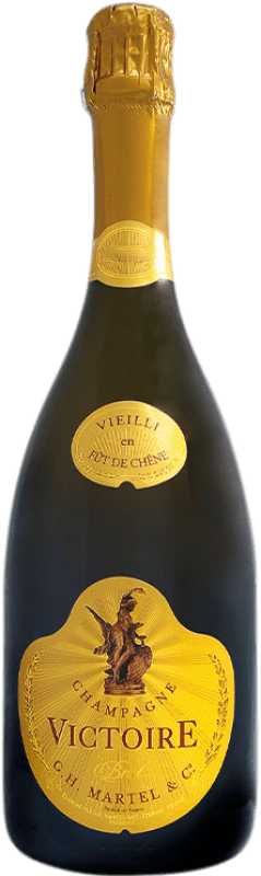 93,95 € 免费送货 | 白起泡酒 G.H. Martel Victoire Fût de Chêne Cuvée A.O.C. Champagne 香槟酒 法国 Pinot Noir — 黑皮诺, Chardonnay — 莎当妮 瓶装 75 cl
