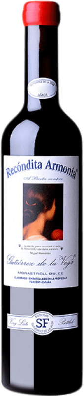 105,95 € Spedizione Gratuita | Vino dolce Gutiérrez de la Vega Recóndita Armonía 1987 Spagna Monastrell Mezza Bottiglia 37 cl