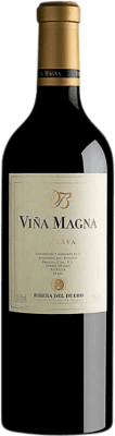 142,95 € Бесплатная доставка | Красное вино Basconcillos Viña Magna Резерв D.O. Ribera del Duero Кастилия-Леон Испания Tempranillo, Merlot, Cabernet Sauvignon бутылка Магнум 1,5 L