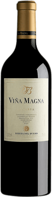 142,95 € Free Shipping | Red wine Basconcillos Viña Magna Reserve D.O. Ribera del Duero Castilla y León Spain Tempranillo, Merlot, Cabernet Sauvignon Magnum Bottle 1,5 L