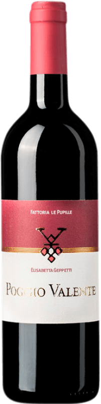 78,95 € Бесплатная доставка | Красное вино Le Pupille Poggio Valente I.G.T. Toscana Тоскана Италия Sangiovese — Санджовезе Бутылка Магнум 1,5 L