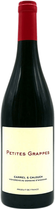 15,95 € Бесплатная доставка | Красное вино Jeff Carrel Les Petites Grappes A.O.C. Côtes du Roussillon Лангедок Франция Grenache, Carignan бутылка 75 cl