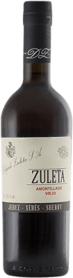 48,95 € 免费送货 | 强化酒 Delgado Zuleta Amontillado Viejo VOS D.O. Jerez-Xérès-Sherry 安达卢西亚 西班牙 Palomino Fino 瓶子 Medium 50 cl