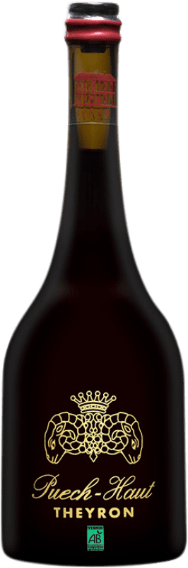 26,95 € Envío gratis | Vino Tinto Château Puech-Haut Theyron I.G.P. Vin de Pays d'Oc Languedoc-Roussillon Francia Syrah, Garnacha, Cabernet Sauvignon, Petit Verdot Eco — Ecológico Botella 75 cl