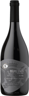 81,95 € 送料無料 | 赤ワイン Felipe Staiti Honor Blend I.G. Valle de Uco ウーコバレー アルゼンチン Cabernet Franc, Malbec ボトル 75 cl