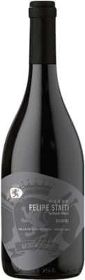 75,95 € Envío gratis | Vino tinto Felipe Staiti Honor Blend I.G. Valle de Uco Valle de Uco Argentina Cabernet Franc, Malbec Botella 75 cl