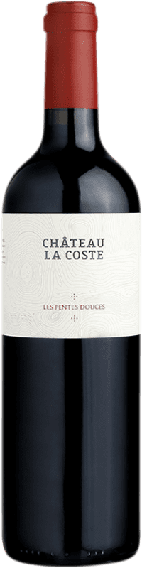 22,95 € 免费送货 | 红酒 Château La Coste Les Pentes Douces Rouge A.O.C. Côtes de Provence 普罗旺斯 法国 Syrah, Cabernet Sauvignon 瓶子 75 cl