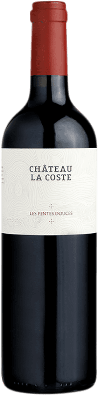 31,95 € 免费送货 | 红酒 Château La Coste Les Pentes Douces Rouge A.O.C. Côtes de Provence 普罗旺斯 法国 Syrah, Cabernet Sauvignon 瓶子 75 cl