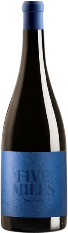 42,95 € Бесплатная доставка | Красное вино Atlan & Artisan Five Miles Регион Мурсия Испания Syrah, Monastrell, Grenache Tintorera бутылка 75 cl