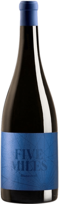 44,95 € Бесплатная доставка | Красное вино Atlan & Artisan Five Miles Регион Мурсия Испания Syrah — Сира, Garnacha — Гренаш, Monastrell — Монастрель Бутылка 75 cl