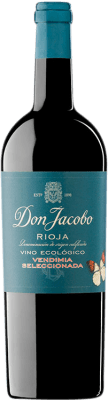 9,95 € Kostenloser Versand | Rotwein Corral Cuadrado Don Jacobo VS Vendimia Seleccionada — Ausgewählte Weinlese D.O.Ca. Rioja La Rioja Spanien Tempranillo Eco — Biologisch 75 cl