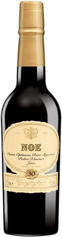 64,95 € Kostenloser Versand | Süßwein González Byass Noe PX VORS Very Old Rare Sherry — Sehr Aeltener Alter D.O. Jerez-Xérès-Sherry Andalusien Spanien Pedro Ximénez 30 Jahre Halbflasche 37 cl