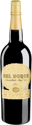 42,95 € Free Shipping | Fortified wine González Byass Amontillado del Duque V.O.R.S. D.O. Jerez-Xérès-Sherry Andalusia Spain Palomino Fino Half Bottle 37 cl