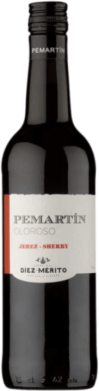 6,95 € Kostenloser Versand | Süßer Wein Díez Mérito Oloroso Pemartín D.O. Jerez-Xérès-Sherry Andalusien Spanien Palomino Fino Flasche 75 cl