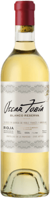 22,95 € Envoi gratuit | Vin blanc Tobía Oscar Tobia Blanco Réserve D.O.Ca. Rioja La Rioja Espagne Viura, Malvasía, Tempranillo Blanc, Maturana Blanc Bouteille 75 cl