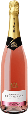 42,95 € Envio grátis | Espumante rosé Bernard Remy Rosé A.O.C. Champagne Champagne França Pinot Preto, Chardonnay, Pinot Meunier Garrafa 75 cl