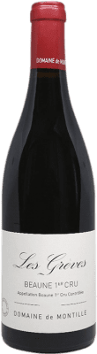 95,95 € 免费送货 | 红酒 Montille Premier Cru Les Grèves A.O.C. Beaune 勃艮第 法国 Pinot Black 瓶子 75 cl