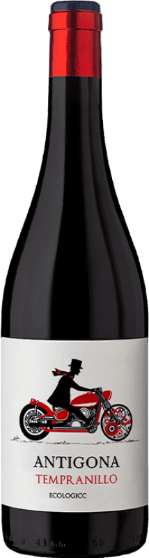 12,95 € Free Shipping | Red wine Lagar de Moha Antígona I.G.P. Vino de la Tierra de Castilla y León Castilla y León Spain Tempranillo Bottle 75 cl