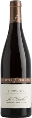 39,95 € Spedizione Gratuita | Vino rosso Ferraton Père Les Murailles A.O.C. Gigondas Provenza Francia Syrah, Grenache Bottiglia 75 cl