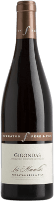 39,95 € Envío gratis | Vino Tinto Ferraton Père Les Murailles A.O.C. Gigondas Provence Francia Syrah, Garnacha 75 cl