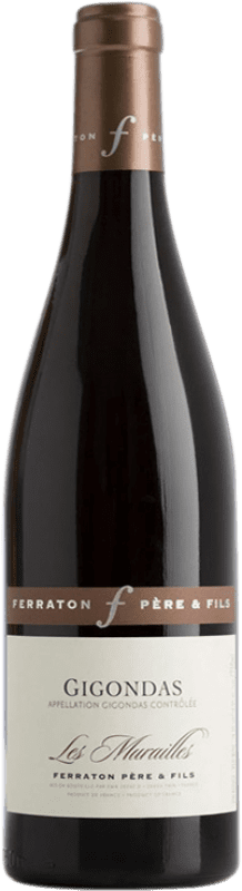 39,95 € 免费送货 | 红酒 Ferraton Père Les Murailles A.O.C. Gigondas 普罗旺斯 法国 Syrah, Grenache 瓶子 75 cl