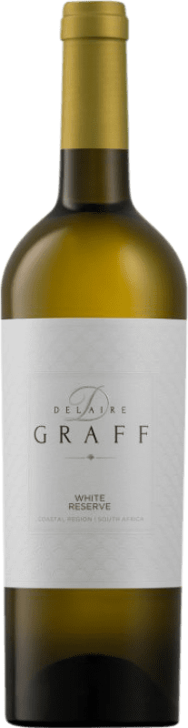 47,95 € Spedizione Gratuita | Vino bianco Delaire Graff White Riserva Western Cape South Coast Sud Africa Sauvignon Bianca, Sémillon Bottiglia 75 cl