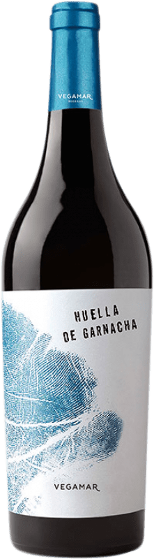 10,95 € 免费送货 | 红酒 Vegamar Huella 年轻的 D.O. Valencia 巴伦西亚社区 西班牙 Grenache Tintorera 瓶子 75 cl