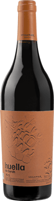 13,95 € Free Shipping | Red wine Vegamar Huella D.O. Valencia Valencian Community Spain Syrah Bottle 75 cl