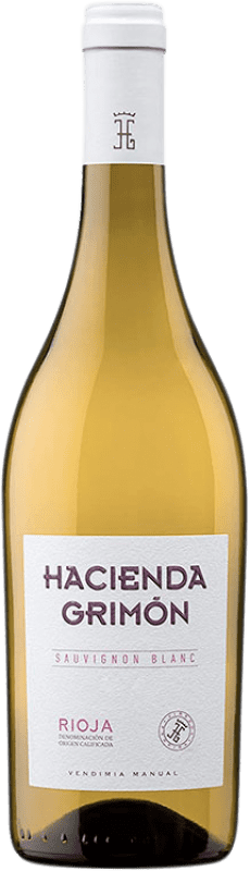 21,95 € Envoi gratuit | Vin blanc Hacienda Grimón Blanco Jeune D.O.Ca. Rioja La Rioja Espagne Sauvignon Blanc Bouteille 75 cl