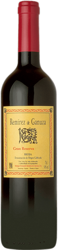 316,95 € Kostenloser Versand | Rotwein Remírez de Ganuza Große Reserve — Lange Reifung 1994 D.O.Ca. Rioja La Rioja Spanien Tempranillo, Graciano, Viura, Malvasia Flasche 75 cl