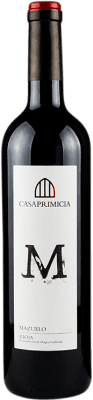 14,95 € Envio grátis | Vinho tinto Casa Primicia M D.O.Ca. Rioja La Rioja Espanha Mazuelo Garrafa 75 cl