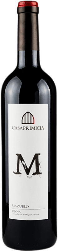 14,95 € Envio grátis | Vinho tinto Casa Primicia M D.O.Ca. Rioja La Rioja Espanha Mazuelo Garrafa 75 cl