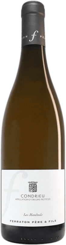 69,95 € Envío gratis | Vino blanco Ferraton Père Signature Les Mandouls A.O.C. Condrieu Auvernia Francia Viognier Botella 75 cl
