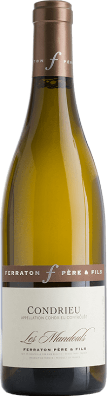 61,95 € Envio grátis | Vinho branco Ferraton Père Signature Les Mandouls A.O.C. Condrieu Auvernia França Viognier Garrafa 75 cl