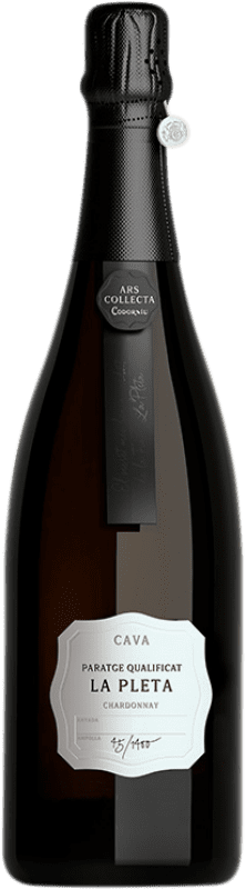 86,95 € Envío gratis | Espumoso Blanco Codorníu Ars Collecta Finca la Pleta D.O. Cava Cataluña España Chardonnay Botella 75 cl