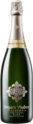 21,95 € Envio grátis | Espumante branco Segura Viudas Brut Nature Grande Reserva D.O. Cava Catalunha Espanha Macabeo, Chardonnay Garrafa 75 cl