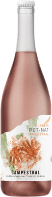 24,95 € Бесплатная доставка | Белое игристое вино Campestral Ancestral Clarete I.G.P. Vino de la Tierra de Cádiz Андалусия Испания Petit Verdot, Palomino Fino Бутылка 75 cl
