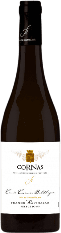 79,95 € Бесплатная доставка | Красное вино Franck Balthazar Cuvée Casimir Balthazar A.O.C. Cornas Франция Syrah бутылка 75 cl