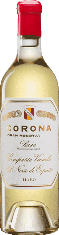 224,95 € Бесплатная доставка | Белое вино Norte de España - CVNE Corona Гранд Резерв D.O.Ca. Rioja Ла-Риоха Испания Viura бутылка 75 cl