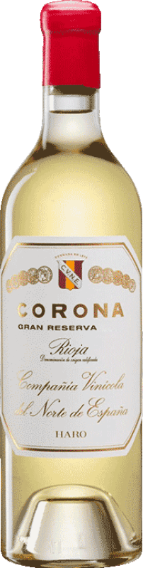 194,95 € Spedizione Gratuita | Vino Bianco Norte de España - CVNE Corona Gran Riserva D.O.Ca. Rioja La Rioja Spagna Viura 75 cl