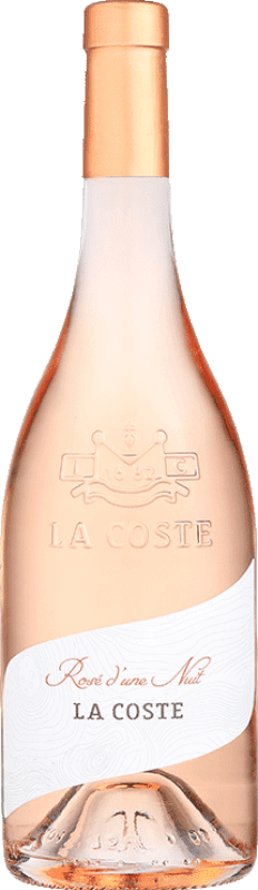 14,95 € Envío gratis | Vino rosado Château La Coste Rosé d'une Nuit A.O.C. Côtes de Provence Provence Francia Syrah, Garnacha, Cabernet Sauvignon, Cinsault Botella 75 cl
