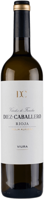 11,95 € Envio grátis | Vinho branco Diez-Caballero Crianza D.O.Ca. Rioja País Basco Espanha Viura Garrafa 75 cl