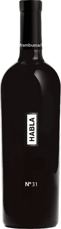 36,95 € Free Shipping | Red wine Habla Nº 31 Aged I.G.P. Vino de la Tierra de Extremadura Estremadura Spain Tempranillo Bottle 75 cl