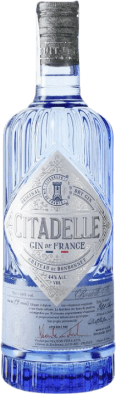 35,95 € 免费送货 | 金酒 Citadelle Gin 法国 瓶子 70 cl