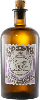 68,95 € Kostenloser Versand | Gin Black Forest Monkey 47 Schwarzwald Dry Gin Deutschland Medium Flasche 50 cl