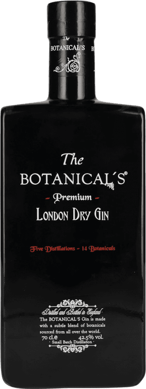 39,95 € Kostenloser Versand | Gin Langley's Gin The Botanical's Großbritannien Flasche 70 cl