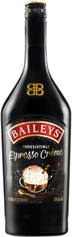 23,95 € Envío gratis | Crema de Licor Baileys Irish Cream Irresistible Expresso Crème Irlanda Botella 70 cl