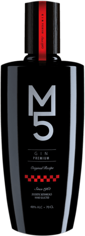 58,95 € Kostenloser Versand | Gin Vinícola Real Gin Premium M5 Spanien Flasche 70 cl