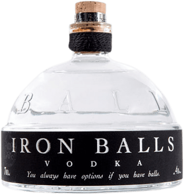 46,95 € Free Shipping | Vodka Sutton & Co Iron Balls Germany Bottle 70 cl
