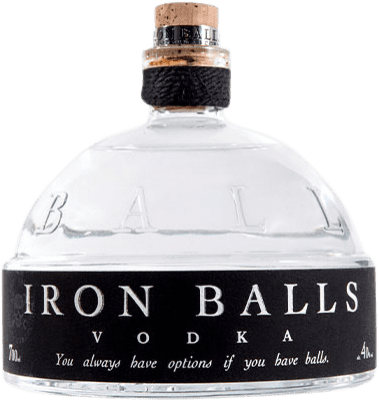 25,95 € Free Shipping | Vodka Sutton & Co Iron Balls Germany 70 cl
